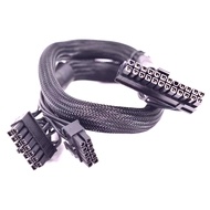 14pin + 10Pin to 24 Pin ATX Power Supply Cable TYPE 3 20+4 Pin PSU Motherboard Sleeve for Corsair HX