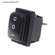 UNW 12V  Waterproof 6Pin DPDT Self Loing Rectangle Roer Switch MY