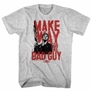 OFFICIAL Scarface Tony Montana Bad Guy Men T-shirt New Metal Short Sleeve Casual T Shirt Pre-Cotton Tee Shirt for Men XS-4XL-5XL-6XL