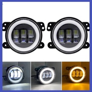 4inch(3.5inch) h4 led fog light 70W Amber Cree LED chip off -road driving fog DRL motorcycle fog lam