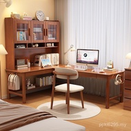 Desk Bedroom Computer Desk Desk Integrated Household Solid Wood Middle School Students Corner Font B