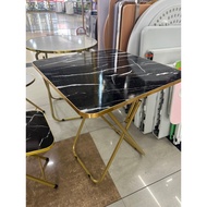 pothailanshop DT48-100 โต๊ะพับอเนกประสงค์สติ๊กเกอร์ลายหินอ่อน ง8-3