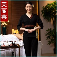 In sock Beauty Salon Technician Work Clothes Health Club SPA Technician Clothing Set For Womens Foo