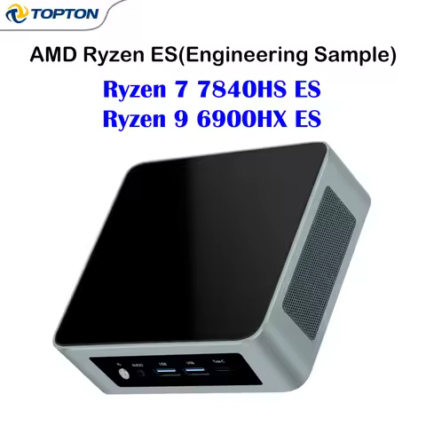 AMD Mini PC Gamer Ryzen 9 6900HX Ryzen 7 6800H ES 2xDDR5 2xLAN 2.5G NVMe USB4 WiFi6E Windows 11 Pro 