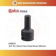 Genius Tools 3/4" Dr. Hex Head Driver