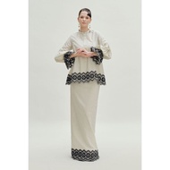 Petra Alora Ruffled Cotton Kurung Kedah