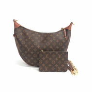 Louis Vuitton LV 棕色 老花 loop 大號 豌豆 肩背包