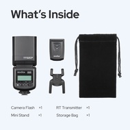 Godox TT520III THINKLITE เครื่องส่งสัญญาณ433MHzเครื่องส่งสัญญาณในตัวใช้ได้กับอุปกรณ์เสริมไฟถ่ายรูปโซ