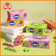 ∽ ✮ ▮ Sour Chewy Yogurt Candy Orange / Grape / Strawberry Sweet Sour And Extra Chewy Taste Candy 50