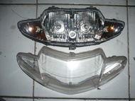 Reflektor Supra-Fit Lama 2 Mata Headlamp Lampu Bukan Original Honda