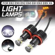 2X120w H8 LED Angel Eye Ha1o Marking Ring Light Bulb For E90