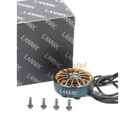 LANNRC 2004 1800KV/3,000KV Through Brushless Motor Motor Model Aircraft FPV Green Gold