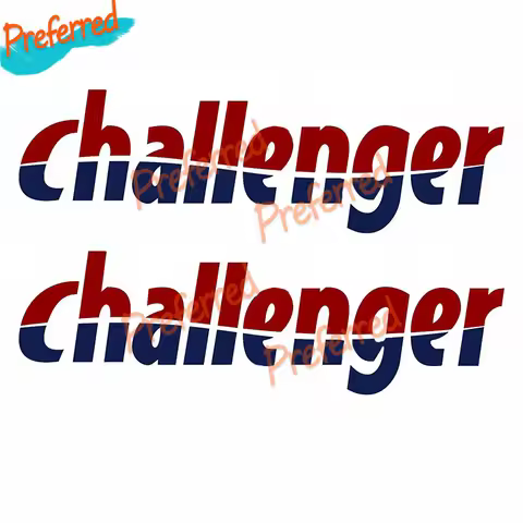 DOMI for 2x Challenger 60cm X 17.6cm Aufkleber Sticker Wohnmobil Camper Wohnwagen Caravan Car Stylin