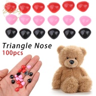 BABYBANG Children Kids Toys Plush Animal Bear Buttons Eyes Accessories Triangle Nose Accessories Triangle Safety Nose Making Puppet Parts Nose for DIY Doll Toy