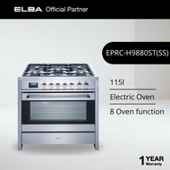 [SECURED DELIVERY] Elba 115L Professional Range Standing Cooker 5 Burners EPRC-H9880ST(SS)