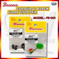 BOCEAN COLOUR & BLACK FLOAT STOPPER FOR FISHING USE