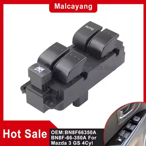 Car Accessories Power Windows Glasses Control Master Switch Regulator Buttons BN8F66350A BN8F-66-350