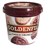 SELAI COKELAT GOLDENFIL / GOLDENFIL CHOCO CRUNCHY 350GR (RIJECT KEMASAN)