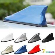 Car FM Signal Amplifier Radio Shark Fin Antenna/ Universal Car Antenna Car Roof Shark Fin Aerial Antenna/ Universal FM Signal Amplifier / 7 Colors Car Roof Decoration