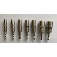 Hex Shank Deep Hole Socket Medium Long Single 8MM 10MM 12MM 13MM 14MM 17MM 19MM