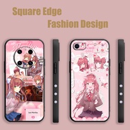Casing For iPhone 15 Pro Max 16 PRO MAX 16e Doki Doki Literature Club Monika HFD02 Phone Case Square