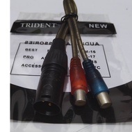 XLR MALE TO 2RCA FEMALE 1FEET for processor