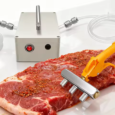 Electric Saline Injection Pump Meat Pickling Machine Electric High Pressure Bacon Pump Gun Meat Mari