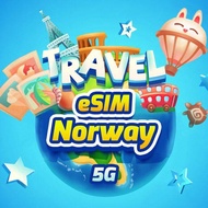 [eSIM]Norway eSIM 5G high speed network 1GB~30GB travel sim card available immediately Roam eSIM