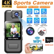 Ultra HD 4K WiFi Mini Camera Portable Digital Video Recorder Police Body Cam Infrared Night Vision S