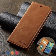 Magnetic Wallet Case for Huawei Nova 7i 5i Pro 3e 4e P20 P30 Lite P40 Honor 20 Lite Retro PU Leather Flip Cover With Card Slots Photo Holder Soft TPU Shell Stand Phone Covers Cases