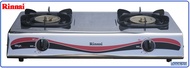 RINNAI DOUBLE BURNER GAS STOVE 4.8KW MODEL:RI-522MM