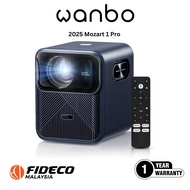 Wanbo Mozart 1 Pro Projector | 1200 ANSI Lumens | HDR 10 | 20W Speaker | Intelligent MEMC Motion