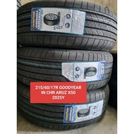 NEW TAYAR 215/60R17 GOODYEAR 215/60/17R TAYR ARUZ X50 HRV 2025Y