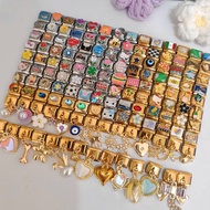 Personalized Gold Italian Bracelet, Custom Gold Italy Charms, Gold Italian Bracelet, Italy Charms, G