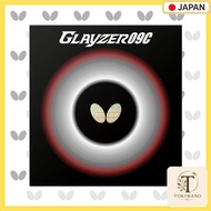 Butterfly Table Tennis Made In Japan Rubber Glayzer 09C Inverted Rubber Tacky High Tension Black Thi
