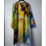 Preloved baju kurung pahang dull satin