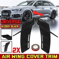 2xCar Sticker Universal Side Fender Vent Air Wing For Audi A3 8V A4 B8 B6 Q5 A5 8V A6 C6 C5 A7 A8 Q7
