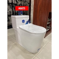 Uleya Toilet 6873 - 1pc water closet / Modern Toilet / Dual flush" free fiittings