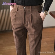 【In Stock】Meason Korean men's slim fitting corduroy casual trousers EIZI