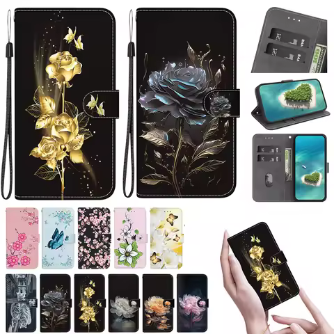 Stand Flip Wallet Case For Motorola MOTO G10 22 30 G51 52 42 62 72 73 G60 G7 PLAY PLUS G8 G9 POWER C