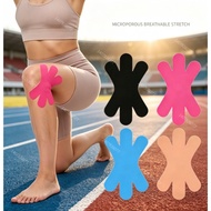 5PCS Precut Kinesiology Tape for Knees, Athletic Knee Support Tape, Kinetic Knee Tape for Joint Stab