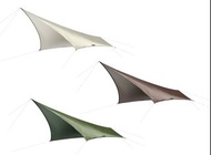 🇯🇵日本代購 日本品牌FIELDOOR天幕 380x380cm 耐水壓1500mm FIELDOOR WING TARP 適合1-2人
