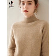 Erdos City Winter Sweater - Women's Turtleneck Raglan Sleeve