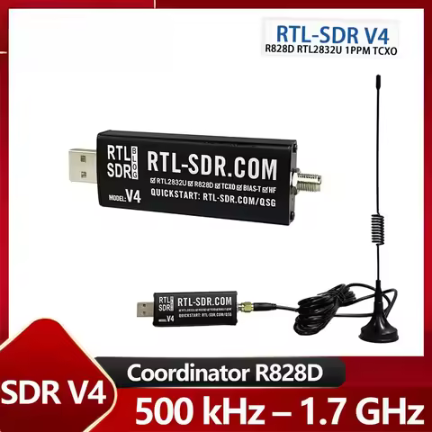 SDR V4 Software Defined Radio Receiver RTL-SDR V4 RTL2832U 1PPM TCXO HF BiasT SMA Software Defined R