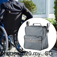 1/2/3 Black Waterproof Wheelchair Backpack Bag For Large Capacity Storage Splashproof Wheelchair Bag