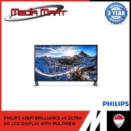 PHILIPS 438P1 BRILLIANCE 4K ULTRA HD LCD DISPLAY WITH MULTIVIEW