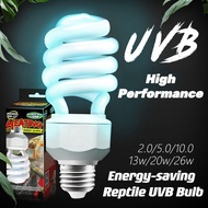 Nomoy Pet Reptile High UVB bulb Reptile UVB lamp turtle lamp UVB 13w/20w/26w tortoise UVB light bulb