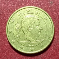 koin Belgia 50 Euro Cent - Philippe 2014-2021