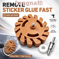 KANGNAI Car Adhesive Remover, Soft Wheel 20mm Decal Eraser Wheel,  Rubber Eraser Wheel Sticker Remov