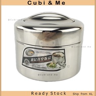 C&M (ZHENG FEI) 304 Stainless Steel Double Layer Vacuum Preservation Food Container / Lunch Box 正飞双层